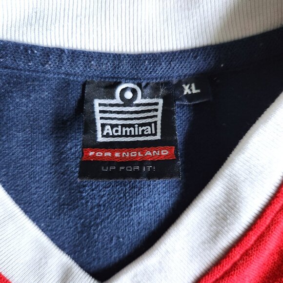 England Football Shirt Mens XL Vintage Retro Style Admiral Top - Picture 7 of 10